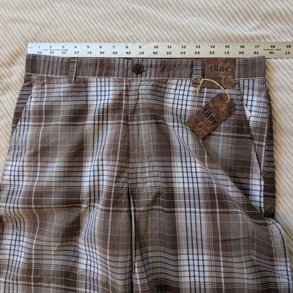 NWT 2 pair Men's Warehouse Blue Pronto Uomo Modern Fit 34 shorts - Picture 10 of 16